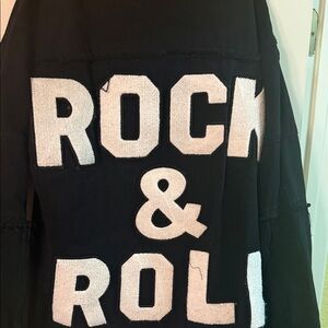 SHEIN Black Rock & Roll Jacket